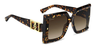 Dsquared2 D2 0185/G/S women Havana Squared Sunglasses