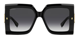 Dsquared2 D2 0185/G/S women Black Squared Sunglasses