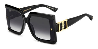 Dsquared2 D2 0185/G/S women Black Squared Sunglasses