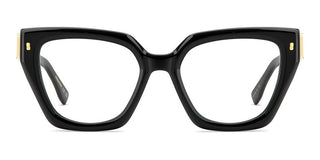 Dsquared2 D2 0186 Women Black Squared Eyeglasses