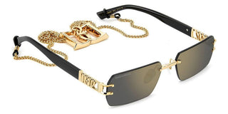 Dsquared2 D2 0189/s/se Men Rose Gold Rectangle Sunglasses