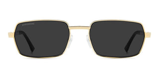Dsquared2 D2 0192/s Men Gold Rectangle Sunglasses