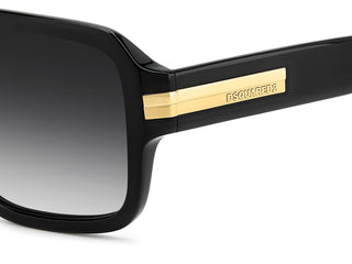 Dsquared2 D2 0197/s Men Black Pilot Sunglasses