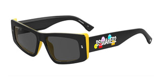 Dsquared2 D2 PAC DSQUARED2 X PAC-MAN men Black Geometric Sunglasses
