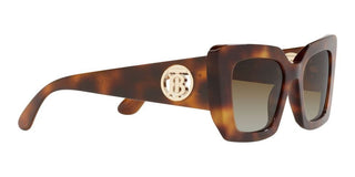 Burberry DAISY BE 4344 women Havana Squared Sunglasses