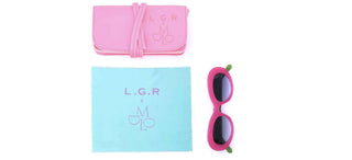L.G.R DALIA SUN L.G.R X MARIA DE LA ORDEN women Pink Visor Sunglasses