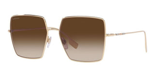 Burberry DAPHNE BE 3133 women Gold Geometric Sunglasses