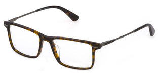 Police DART. 1 VPLD92 unisex Havana Geometric Eyeglasses