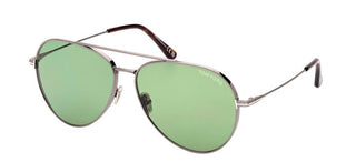 Tom Ford DASHEL-02 FT 0996 unisex Ruthenium Pilot Sunglasses