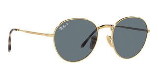 Ray-Ban DAVID RB 3582 unisex Gold Round Sunglasses
