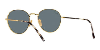 Ray-Ban DAVID RB 3582 unisex Gold Round Sunglasses