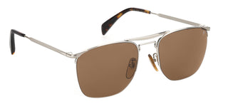 David Beckham DB 1001/S men Silver Geometric Sunglasses