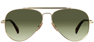 David Beckham DB 1004/S men Gold Pilot Sunglasses