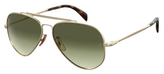 David Beckham DB 1004/S men Gold Pilot Sunglasses