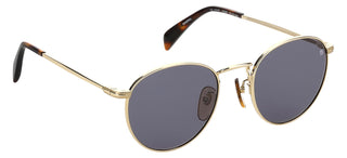 David Beckham DB 1005/S men Gold Round Sunglasses