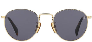David Beckham DB 1005/S men Gold Round Sunglasses
