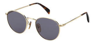 David Beckham DB 1005/S men Gold Round Sunglasses