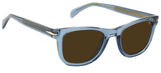 David Beckham DB 1006/S men Blue Squared Sunglasses