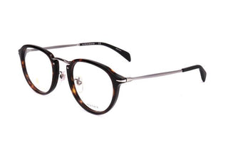 David Beckham DB 1014 men Havana Round Eyeglasses