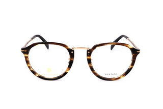 David Beckham DB 1014 men Havana Round Eyeglasses