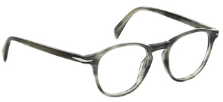 David Beckham DB 1018 men Grey Round Eyeglasses