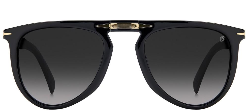 David Beckham DB 1039/S/FD FOLDING men Black Pilot Sunglasses