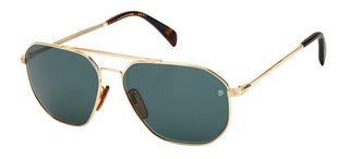 David Beckham DB 1041/S men Gold Pilot Sunglasses