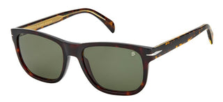 David Beckham DB 1045/S men Havana Squared Sunglasses