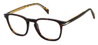 David Beckham DB 1050 men Havana Geometric Eyeglasses