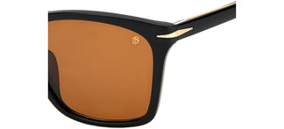 David Beckham DB 1054/F/S men Black Squared Sunglasses