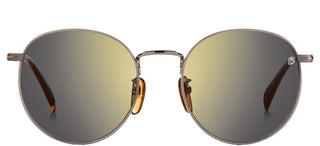David Beckham DB 1056/F/S men Ruthenium Round Sunglasses