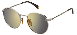 David Beckham DB 1056/F/S men Ruthenium Round Sunglasses