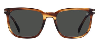 David Beckham DB 1076/S men Brown Squared Sunglasses