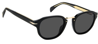 David Beckham DB 1077/S men Black Squared Sunglasses