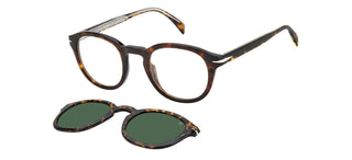 David Beckham DB 1080/CS men Havana Round Sunglasses