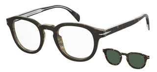 David Beckham DB 1080/CS men Havana Round Sunglasses