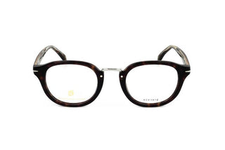 David Beckham DB 1086 men Havana Round Eyeglasses