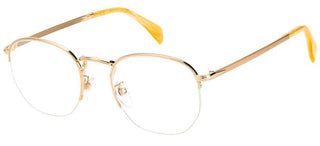 David Beckham DB 1087 men Gold Round Eyeglasses