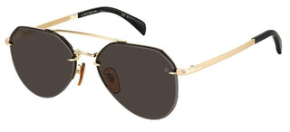 David Beckham DB 1090/G/S men Gold Pilot Sunglasses