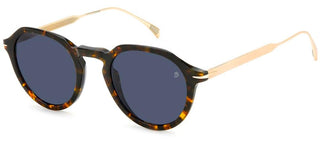 David Beckham DB 1098/S men Havana Round Sunglasses