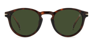 David Beckham DB 1111/S men Havana Round Sunglasses