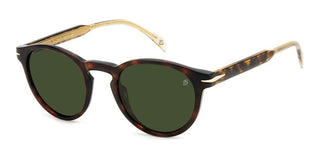 David Beckham DB 1111/S men Havana Round Sunglasses