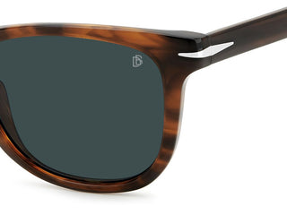 David Beckham DB 1113/S men Brown Squared Sunglasses