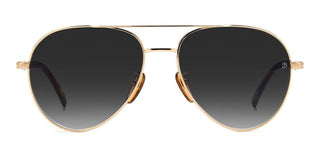 David Beckham DB 1118/G/S men Gold Pilot Sunglasses