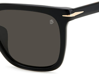 David Beckham DB 1120/F/S men Black Squared Sunglasses