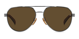David Beckham DB 1121/G/S men Grey Pilot Sunglasses
