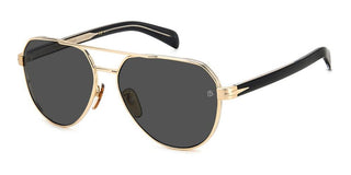 David Beckham DB 1121/G/S men Gold Pilot Sunglasses