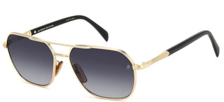 David Beckham DB 1128/G/S men Gold Pilot Sunglasses