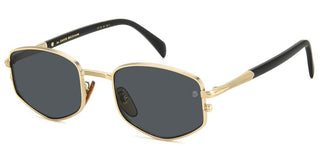 David Beckham DB 1129/S men Gold Squared Sunglasses