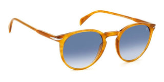 David Beckham Db 1139/s Men Yellow Round Sunglasses